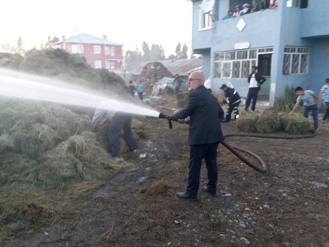 Ağrı’da yangın kül etti