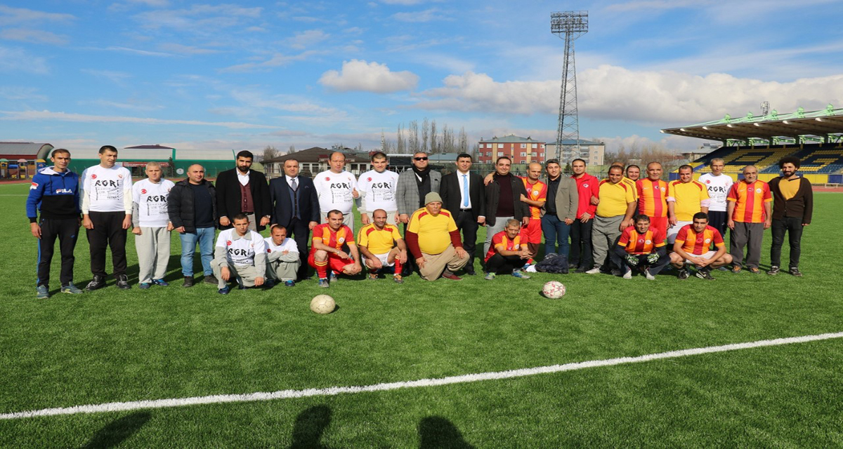 Ağrı’da Engelliler Günü Nedeniyle Futbol Maçı Yapıldı