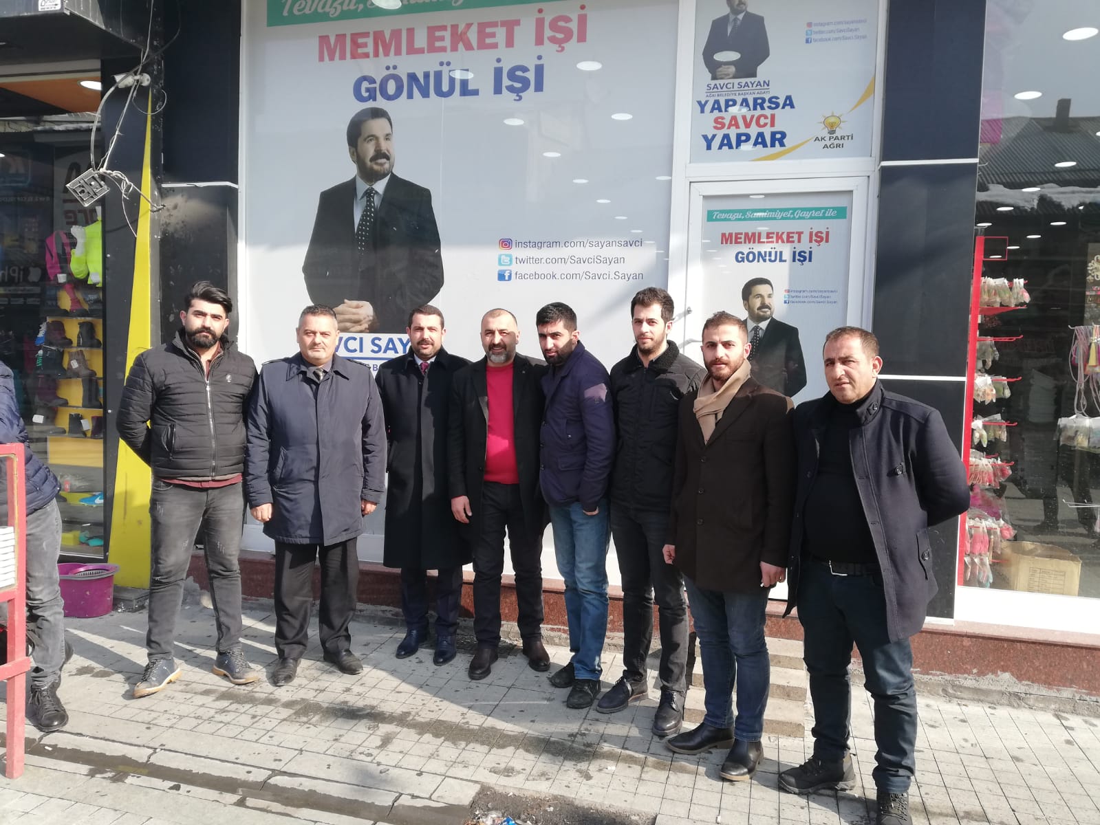 OGC Genel Başkanı Aydın, Sayan’a Seçim Ofisinde Bir Ziyaret Gerçekleştirdi