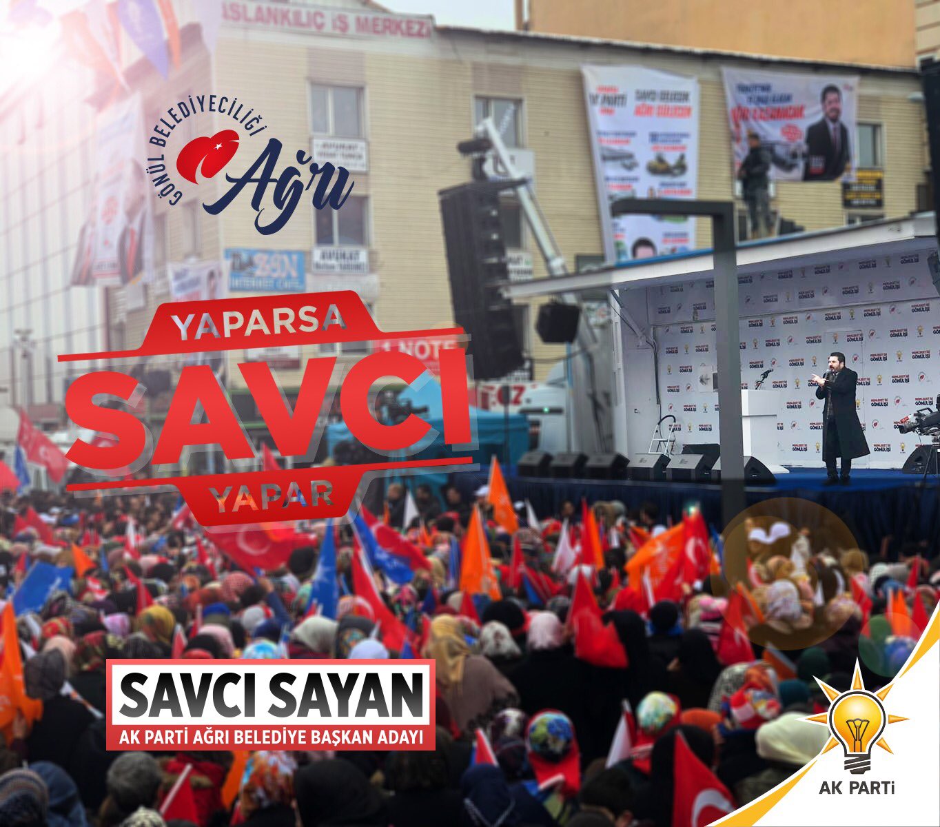 Savcı Sayan: ”Ağrı’ya Sağanak Gibi Hizmet Yağacak”