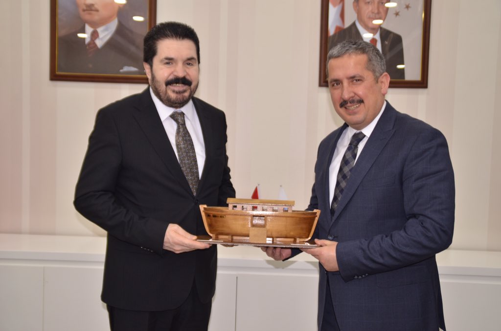 Mahmut Gürcan’dan, Başkan Sayan’a Hayırlı Olsun Ziyareti
