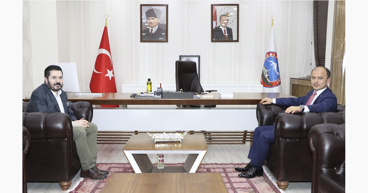 Ağrı Cumhuriyet Başsavcısı Hasan Turgut’tan Başkan Sayan’a Ziyaret