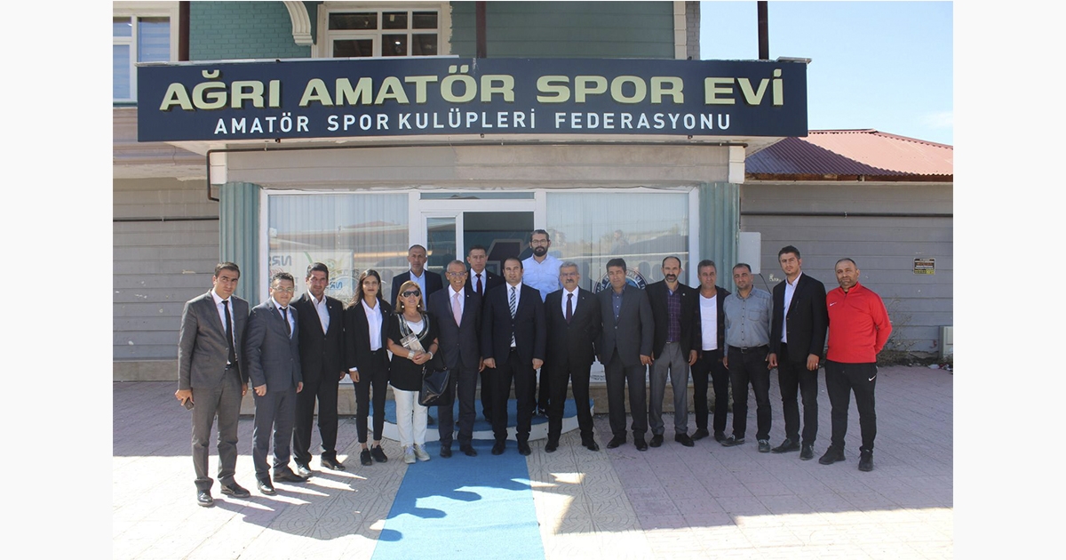 TFF Temsilciler Kurulu Başkanı Abdurrahman Arıcı’dan Ağrı ASKF’ye Ziyaret