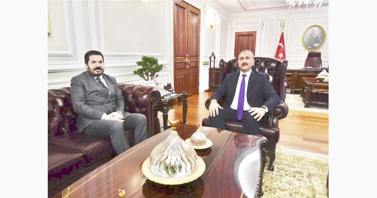 Başkan Sayan’dan, Adalet Bakanı Gül’e Ziyaret