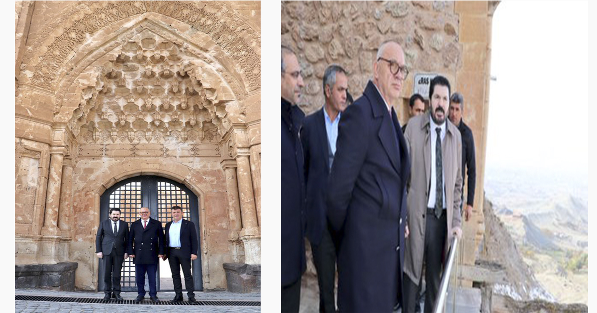 Manisa Büyükşehir Belediye Başkan’ı  Ergun, İshak Paşa Sarayı’nda
