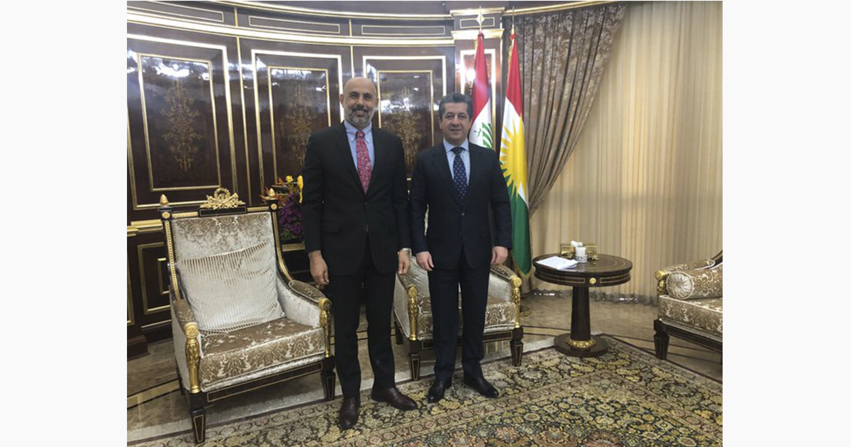 Cemal Kaya’dan,IKBY Başbakanı Mesrur Barzani’ye Ziyaret