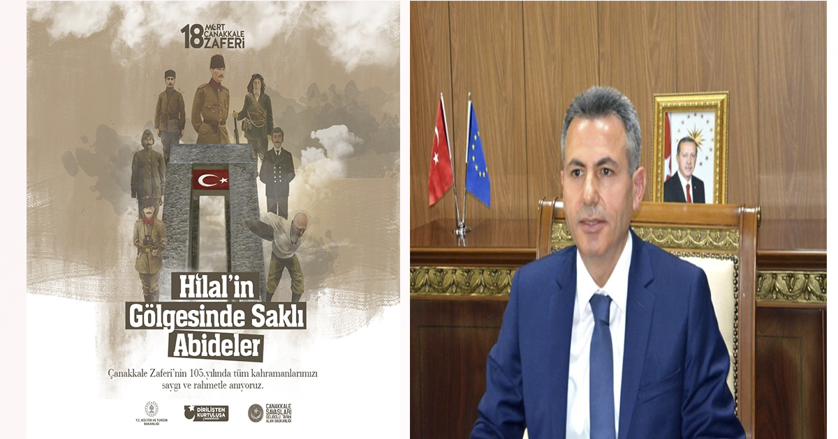 Ağrı Valisi  Elban’ın 18 Mart Çanakkale Zaferi ve Şehitler Günü Mesajı