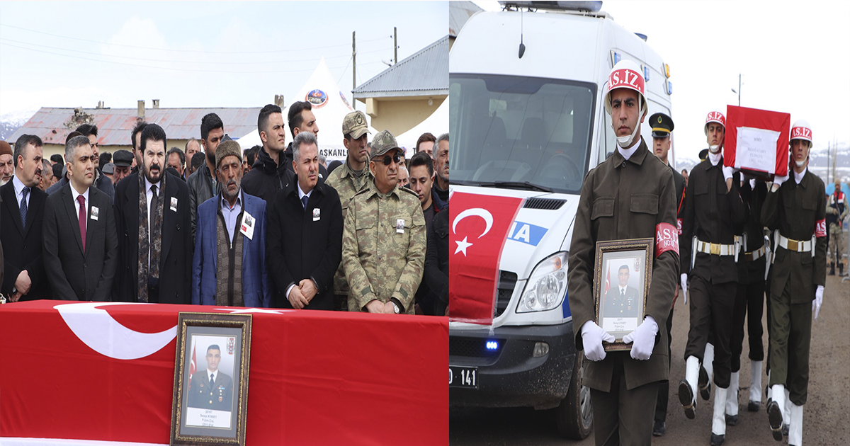 Ağrı Şehidi Dualarla Toprağa Verildi