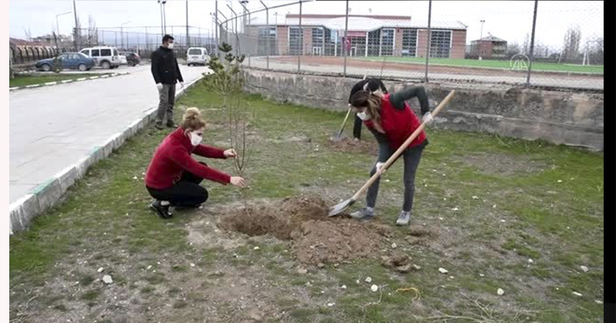 Ağrılı gençler sosyal teması azaltmak için “Evde Kal Bir Hayatta Sen Ver” projesi başlattı