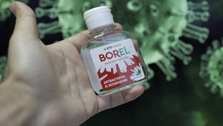 Bakan Dönmez: Yerli ve milli bor katkılı el dezenfektanı BOREL haftaya raflarda