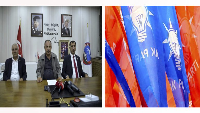 Ağrı’da partilerinden istifa eden 3 belediye başkanı AK Parti’ye geçti