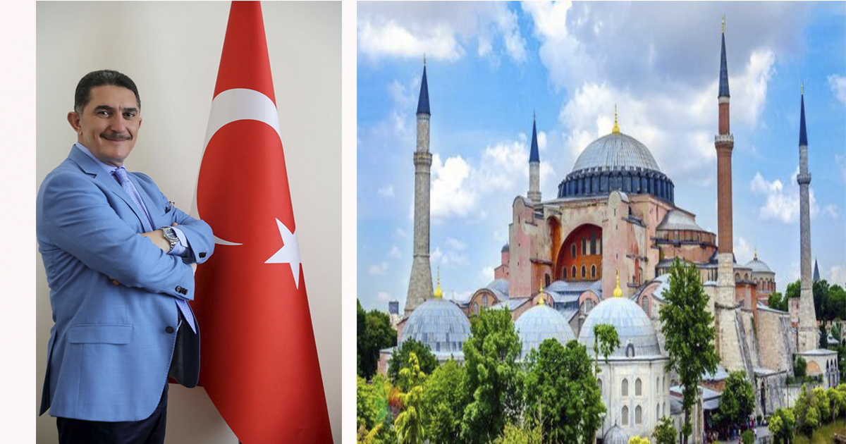 Milletvekili Çelebi:Kimse Bizim İbadethanelerimize Karışamaz, Ayasofya’dan Ezan Sesleri Yükselecek