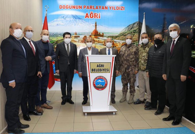  Emniyet Genel Müdürü  Mehmet Aktaş ve Vali Dr. Osman Varol’dan  Başkan  Sayan’a Ziyaret  