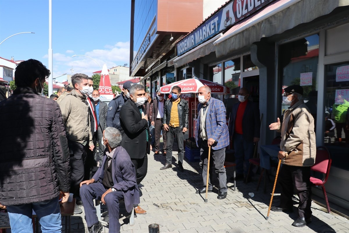 Tutak’ta Koronavirüs Denetimi