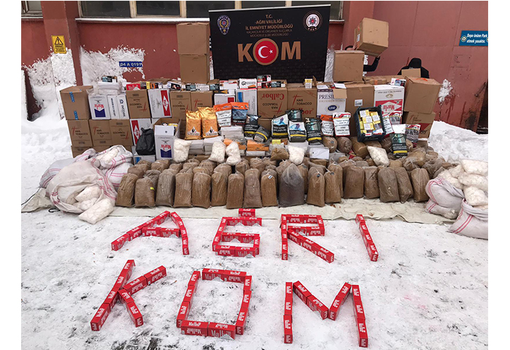 Ağrı’da Tütün Kaçakçılarına Büyük Darbe