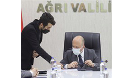 Vali Varol Gıdakent Projesinin Ele Alındığı Çalışma Grubu Toplantısına Katıldı