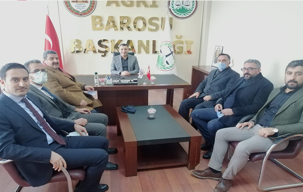 AK PARTİ İL BAŞKANI AV. ABBAS AYDIN’DAN BARO BAŞKANLIĞINA ZİYARET