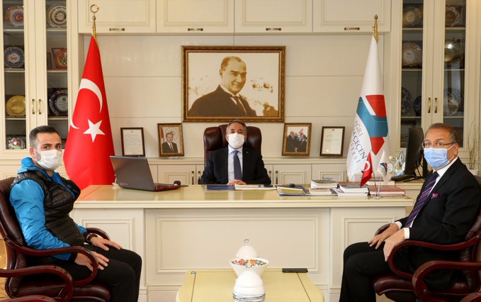 TTF Başkanı Durmuş’tan, Rektör Karabulut’a Ziyaret