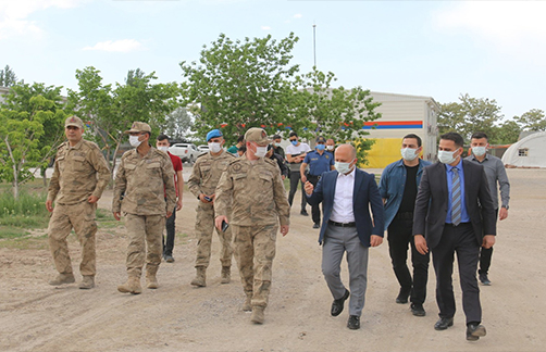 Vali Varol Doğubayazıt Jandarma Asayiş Komando Bölük Komutanlığını Ziyaret Etti