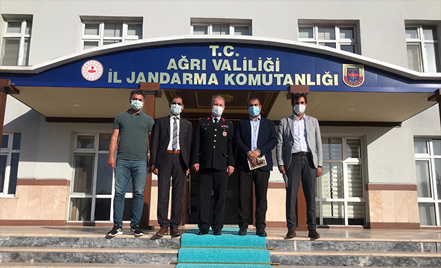 ASKF’den Ağrı Jandarma Komutanlığına Tebrik Ziyareti