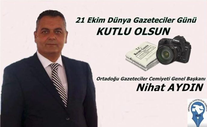 OGC Başkanı Aydın: 21 Ekim Dünya Gazeteciler Günü Kutlu Olsun