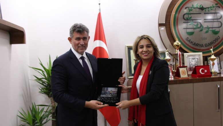 TBB Başkanı Metin Feyzioğlu’ndan Sakarya Baro Başkanına Ziyaret
