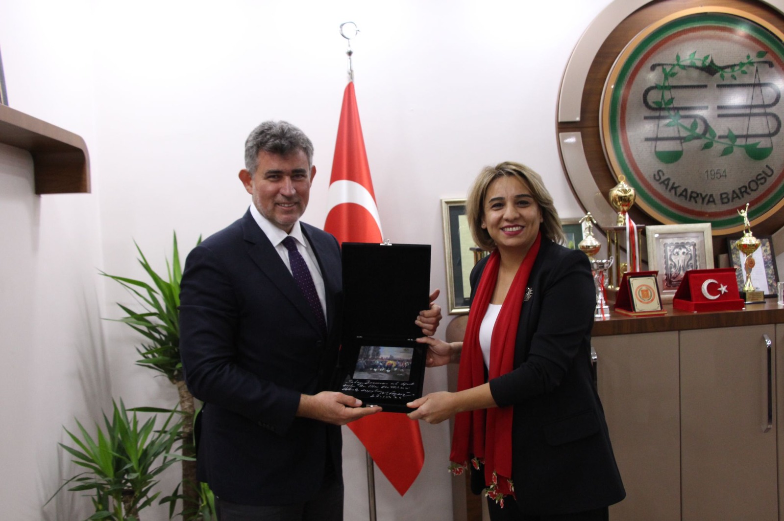 TBB Başkanı Metin Feyzioğlu’ndan Sakarya Baro Başkanına Ziyaret