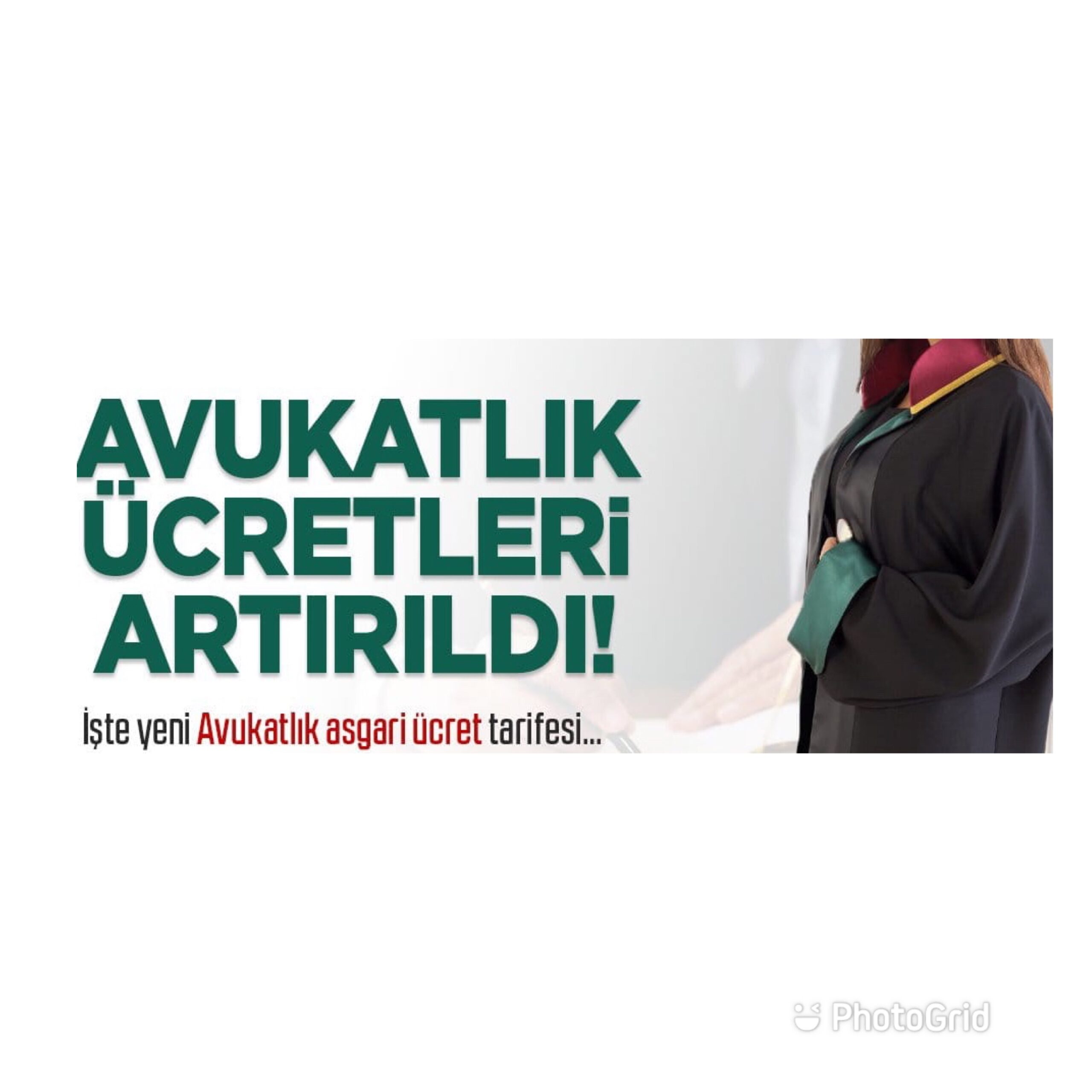 Avukatlar için yeni ücretler belli o oldu