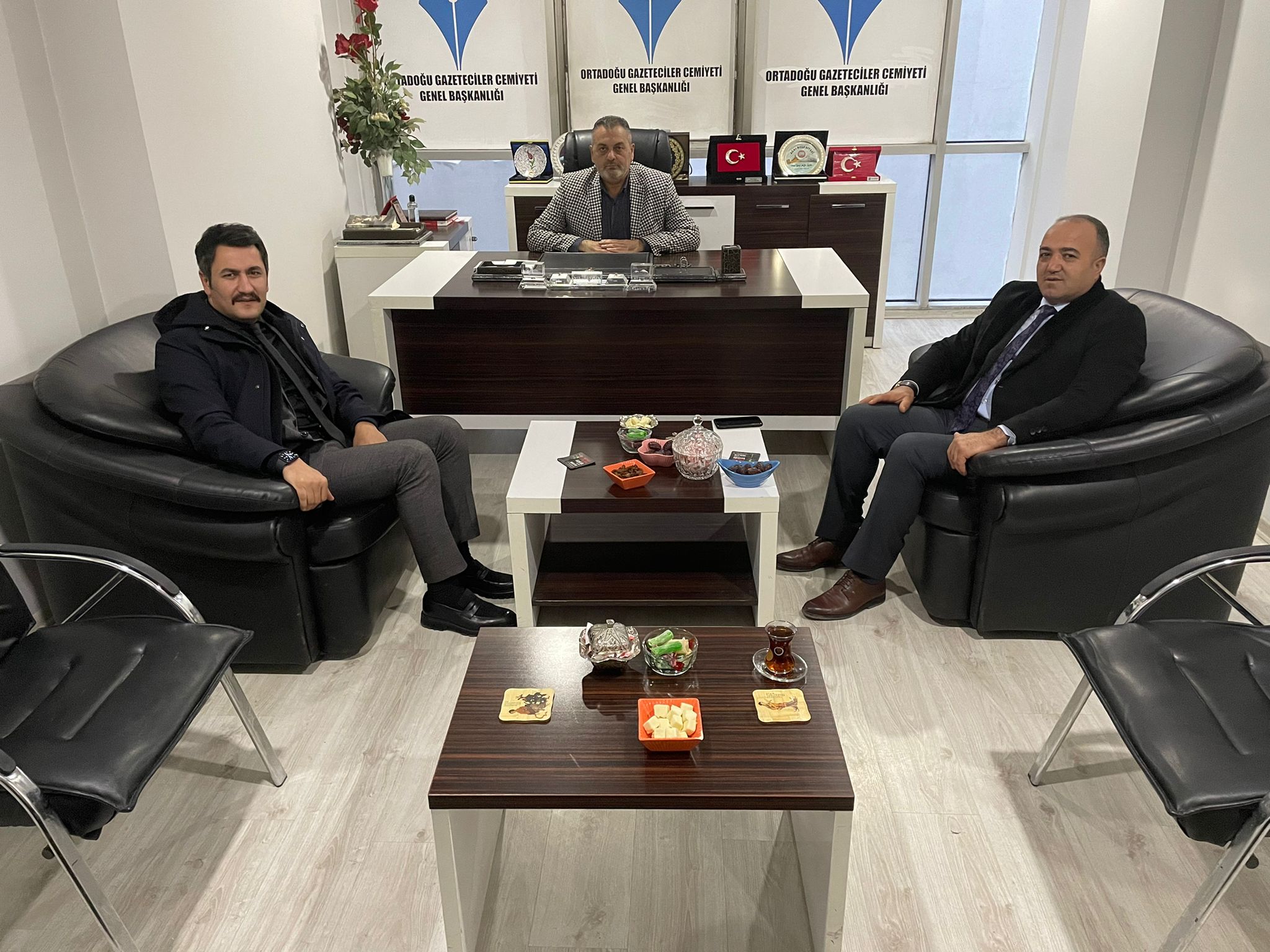 Ağrı GSİM İsmail Çalgan’dan OGC Başkanı Nihat Aydın’a ziyaret