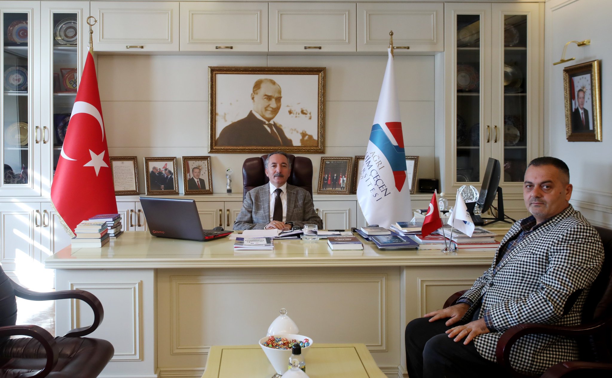 OGC Başkanı Nihat Aydın’dan AİÇÜ Rektörü Prof. Dr. KARABULUT’a ziyaret