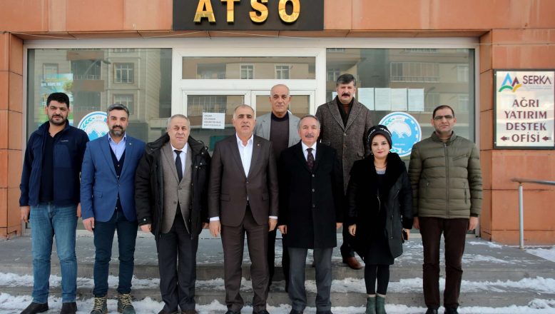 AİÇÜ Rektörü Prof. Dr. Karabulut’tan ATSO Başkanı Alparslan’a Ziyaret