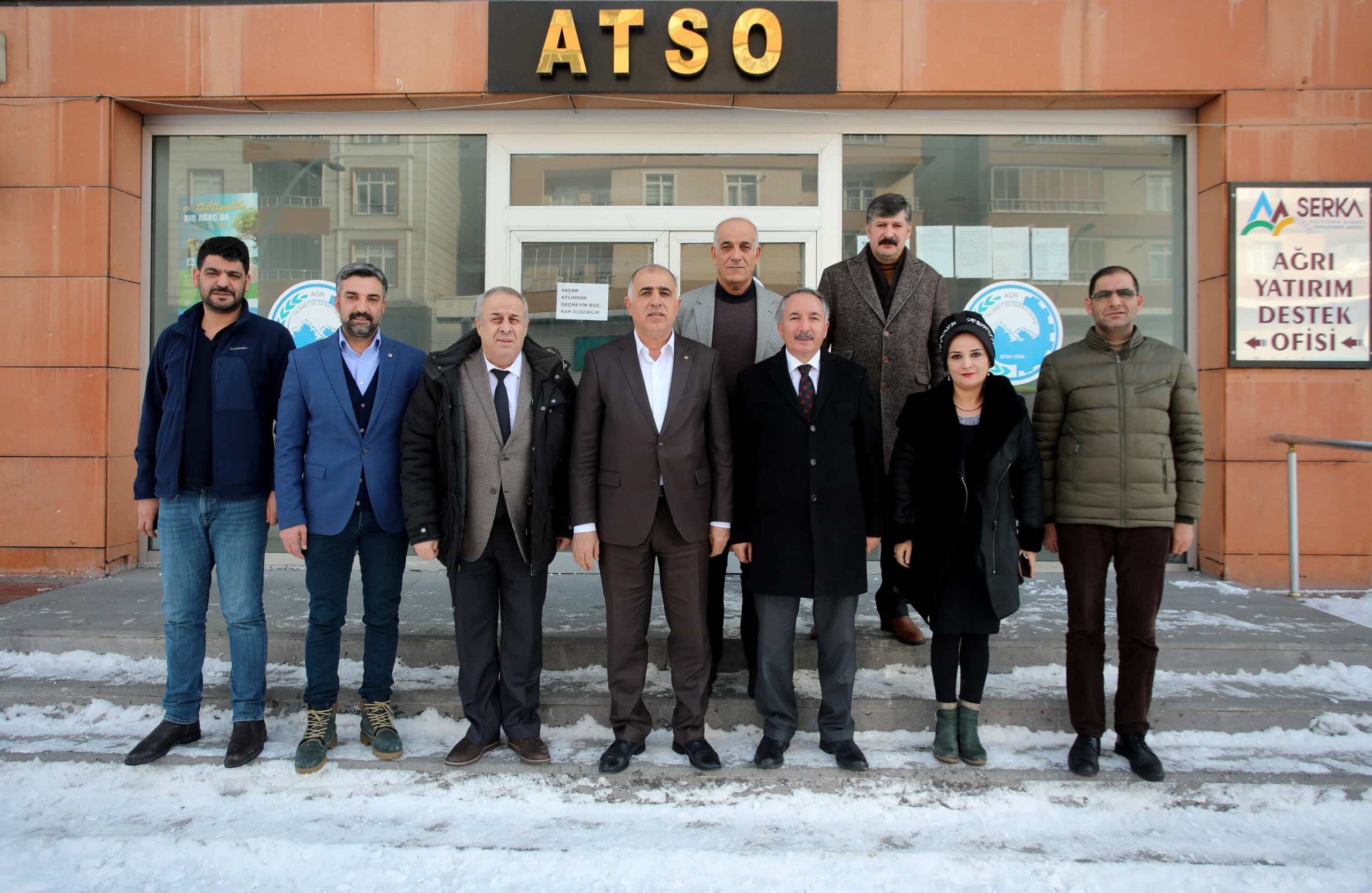 AİÇÜ Rektörü Prof. Dr. Karabulut’tan ATSO Başkanı Alparslan’a Ziyaret