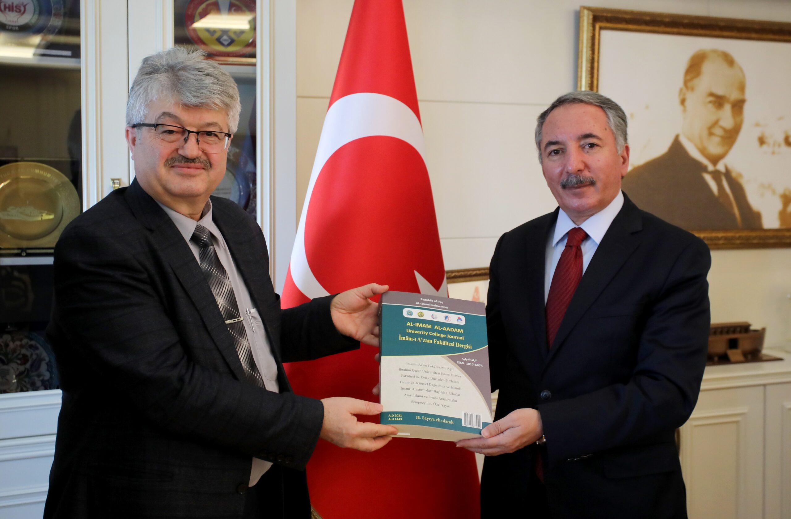 Irak İmam-ı Azam Fakültesi’nden Prof. Dr. KARABULUT’a Kitap Takdimi