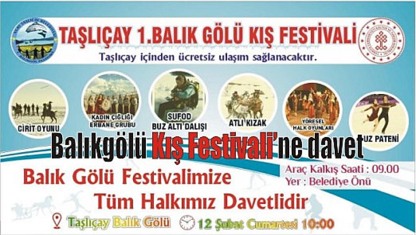 Ağrı’da ‘Taşlıçay Balıkgölü Kış Festivali’ Rüzgarları Esecek