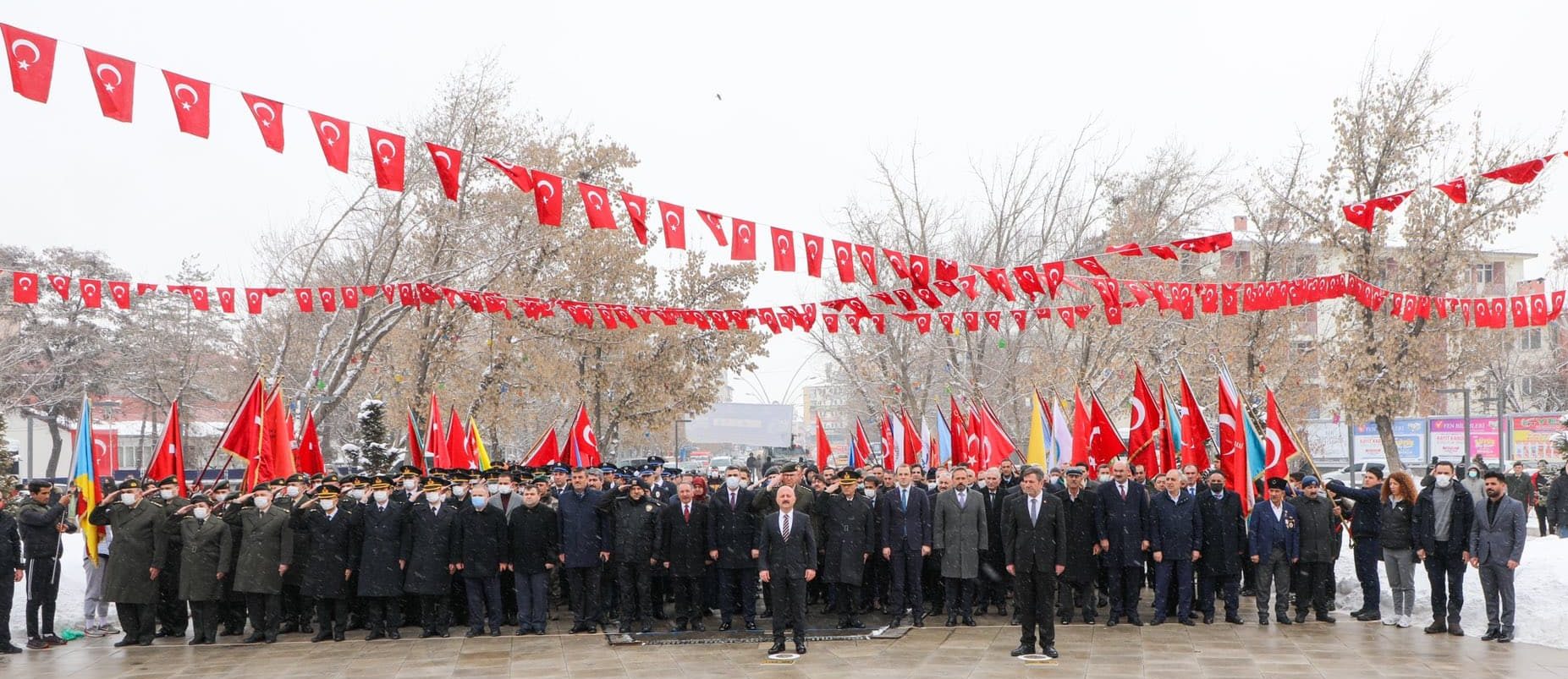 Ağrı’da ‘18 Mart Çanakkale Zaferi’ Dolayısıyla Tören Düzenlendi