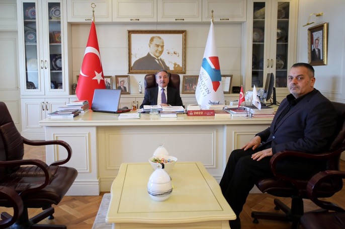 OGC Genel Başkanı Aydın’dan AİÇÜ Rektörü Prof. Dr. Karabulut’a Ziyaret
