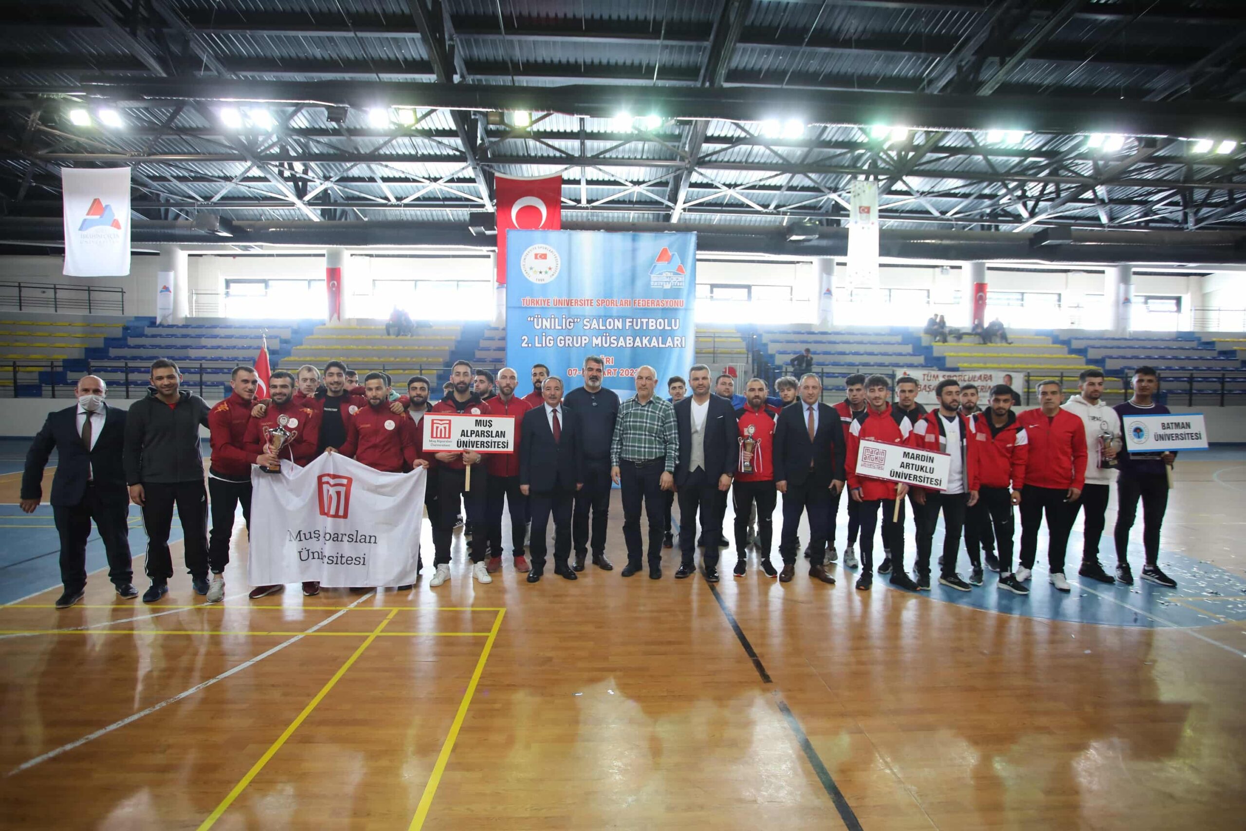AİÇÜ‘de Ünilig Salon Futbolu Müsabakaları Sona Erdi