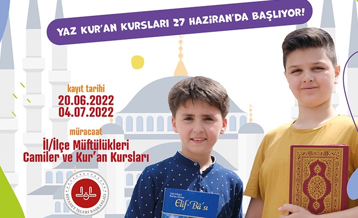 Ağrı’da Yaz Kur’an Kursları Başlıyor!