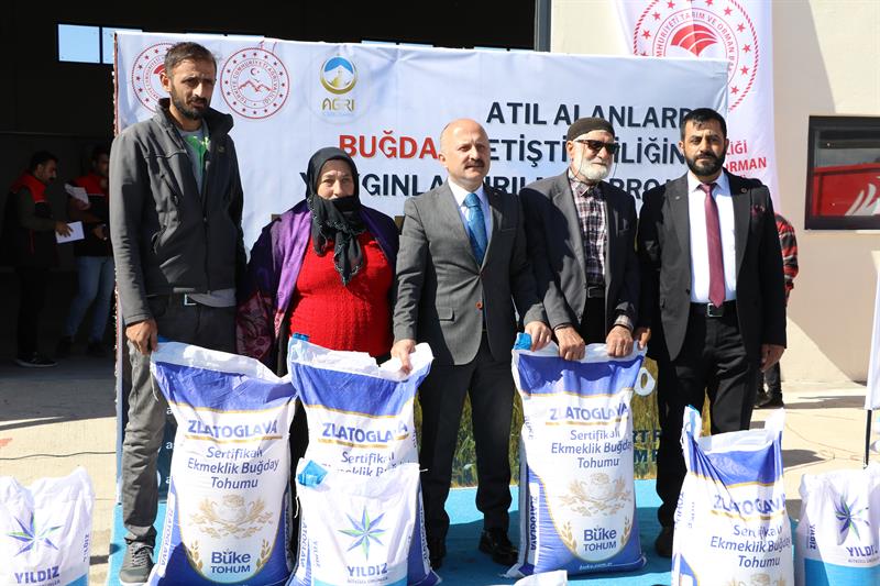 Ağrı’da tohum dağıtımı başladı!