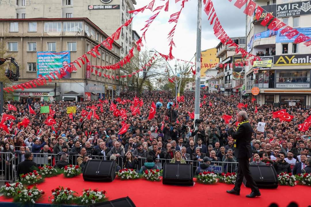 CHP Lideri Kemal Kılıçdaroğlu, Ağrı Mitinginde!