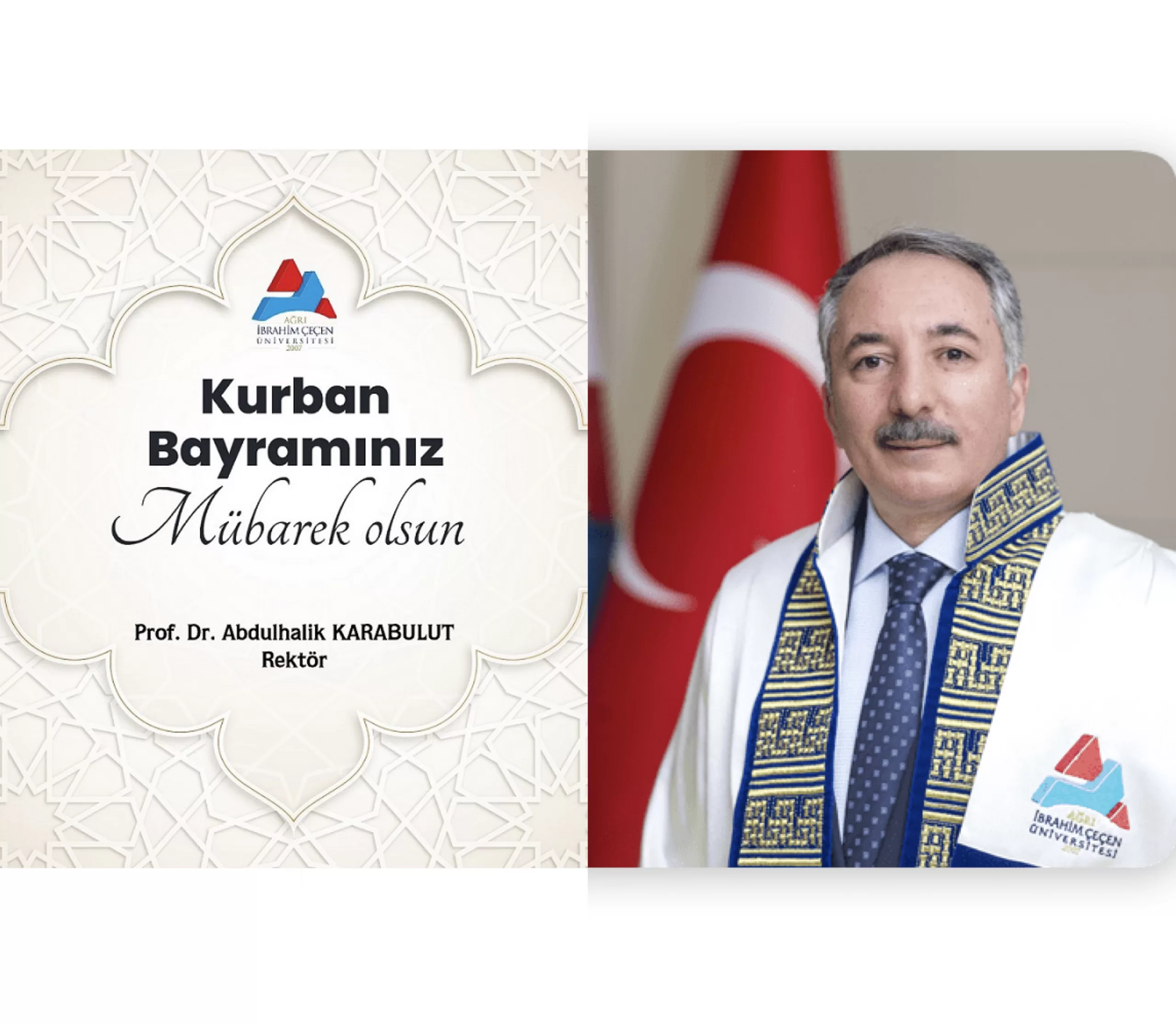 Prof. Dr. Abdulhalik Karabulut’un Kurban Bayramı Kutlama Mesajı