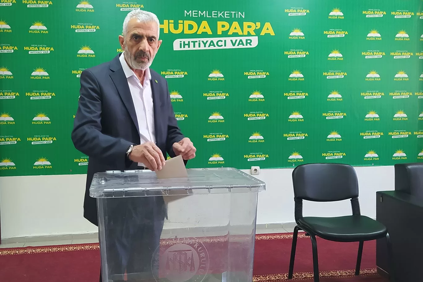 HÜDA PAR Ağrı Merkez İlçe Başkanı Yılmaz, güven tazeledi