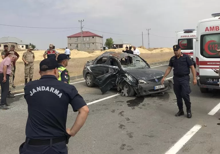 Tutak’taki kazada 4 kişi yaralandı