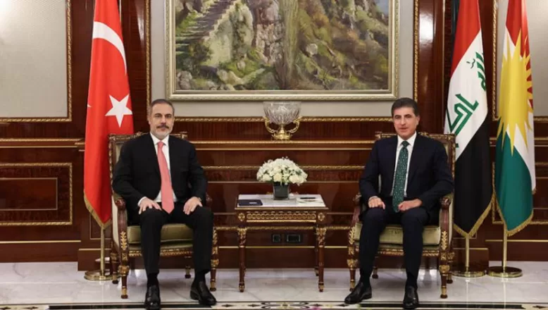 Dışişleri Bakanı Fidan, Neçirvan Barzani ile görüştü!