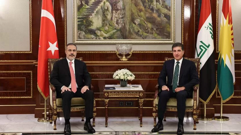 Dışişleri Bakanı Fidan, Neçirvan Barzani ile görüştü!
