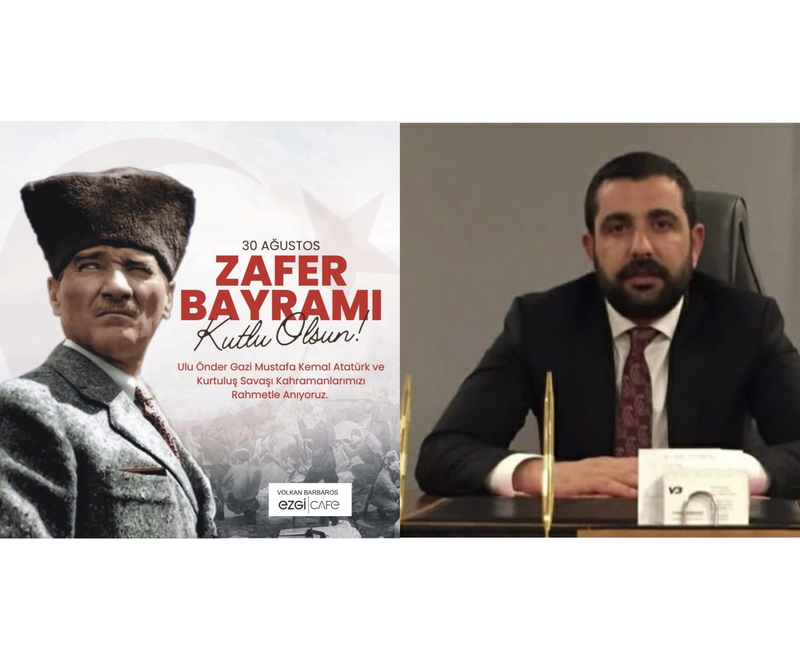 İş insanı Volkan Barbaros’tan 30 Ağustos Zafer Bayramı mesajı
