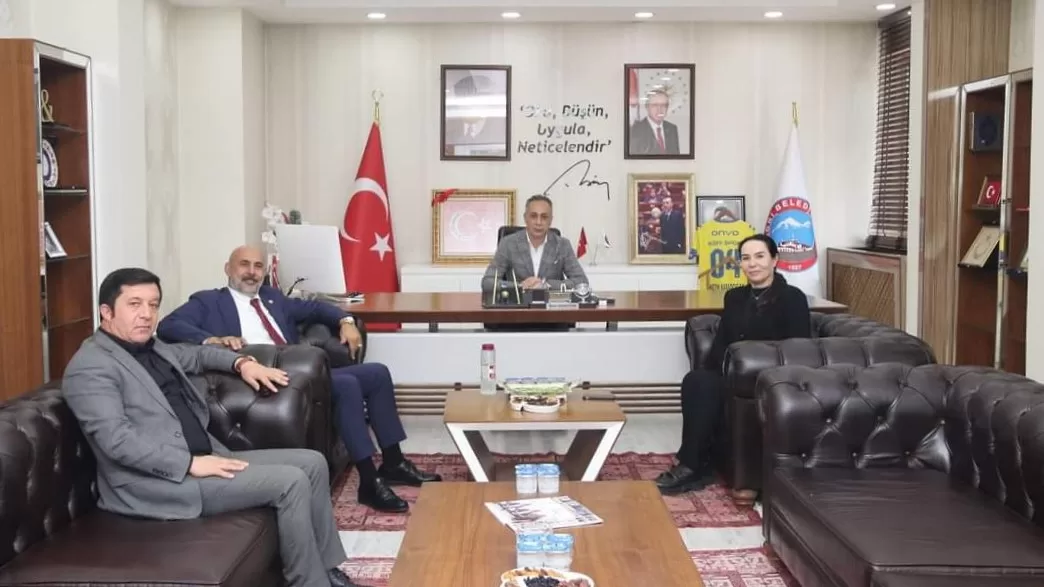 Milletvekili Kaya ve Salman’dan Başkan Karadoğan’a Ziyaret