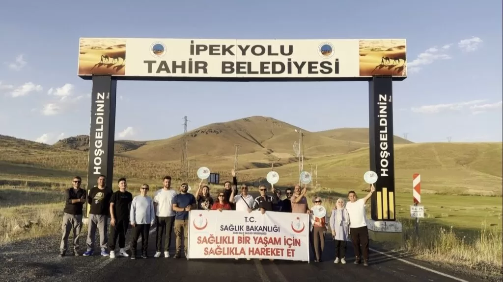 Tarihi İpek Yolu’nda Sağlık için yürüdüler