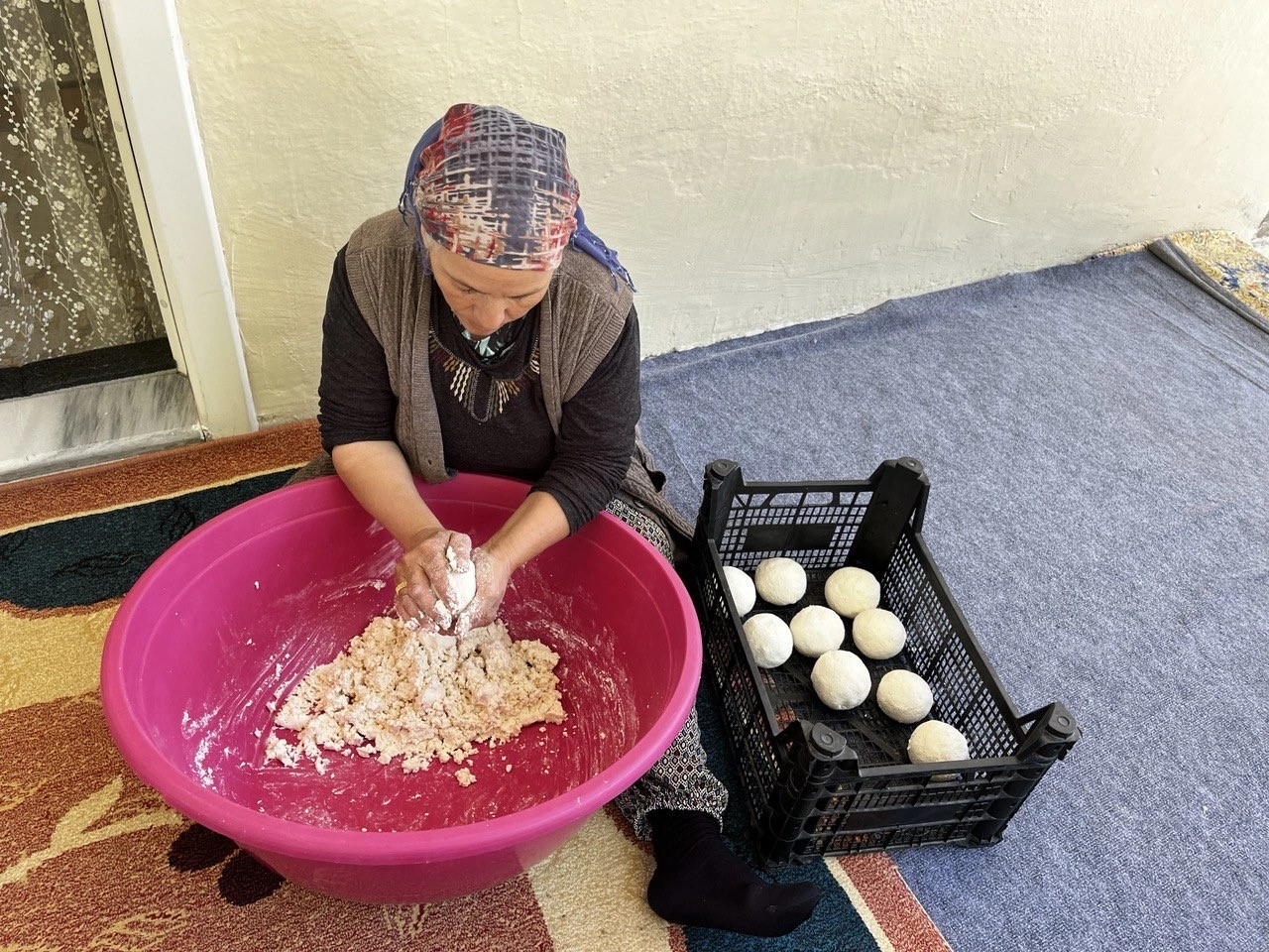 Ağrı’da keledoş kurutulmaya başlandı