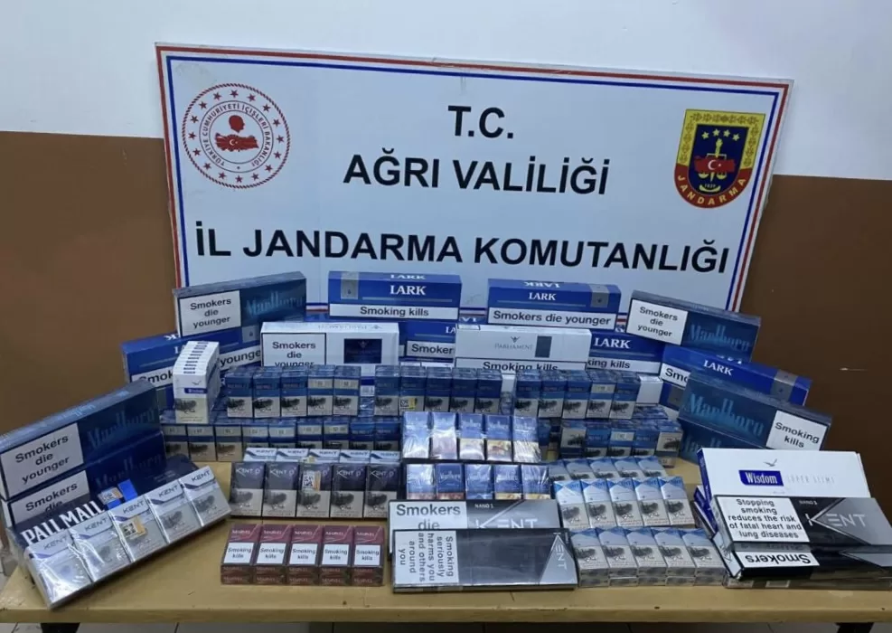 Ağrı’da kaçak yakıt ve sigara ele geçirildi